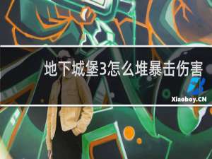 地下城堡3怎么堆暴击伤害
