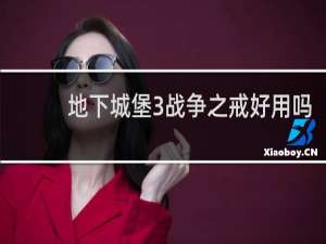 地下城堡3战争之戒好用吗