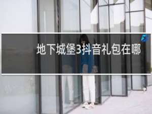 地下城堡3抖音礼包在哪