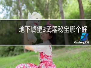 地下城堡3武器秘宝哪个好