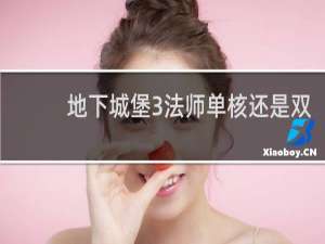 地下城堡3法师单核还是双