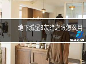地下城堡3灰暗之眼怎么用