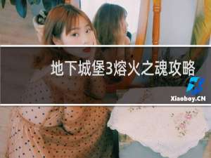 地下城堡3熔火之魂攻略