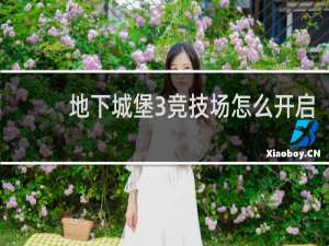 地下城堡3竞技场怎么开启