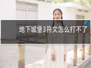 地下城堡3符文怎么打不了
