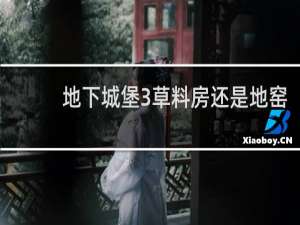 地下城堡3草料房还是地窑