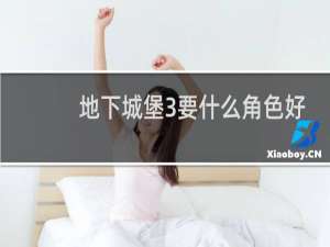 地下城堡3要什么角色好