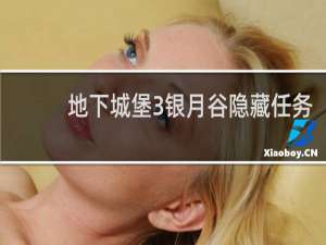 地下城堡3银月谷隐藏任务