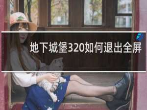 地下城堡3 如何退出全屏