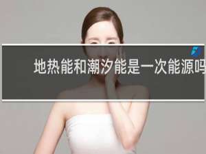 地热能和潮汐能是一次能源吗