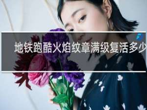 地铁跑酷火焰纹章满级复活多少次