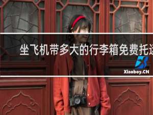 坐飞机带多大的行李箱免费托运