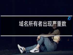 域名所有者出现严重数据意外
