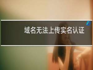 域名无法上传实名认证图片。