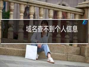 域名查不到个人信息？-域名及账户问题