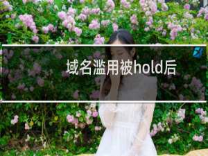 域名滥用被hold后如何申请解锁？