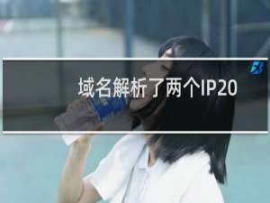 域名解析了两个IP  一个不是我的