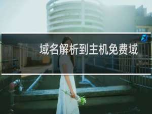 域名解析到主机免费域名打不开
