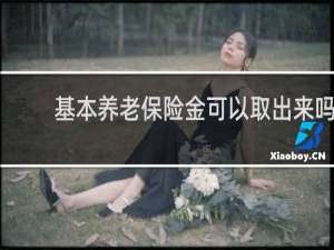 基本养老保险金可以取出来吗