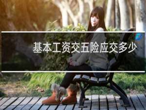 基本工资交五险应交多少