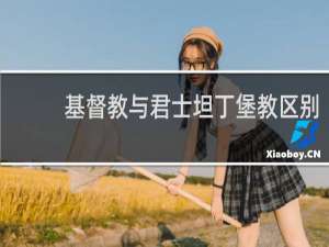 基督教与君士坦丁堡教区别