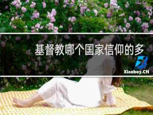 基督教哪个国家信仰的多