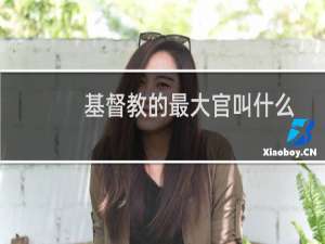 基督教的最大官叫什么