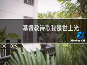 基督教诗歌我是世上光