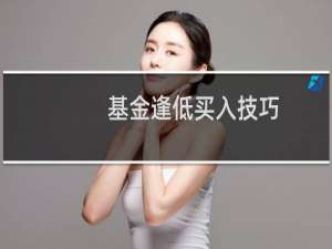 基金逢低买入技巧