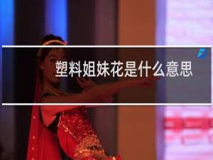 塑料姐妹花是什么意思