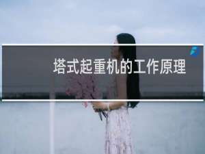塔式起重机的工作原理