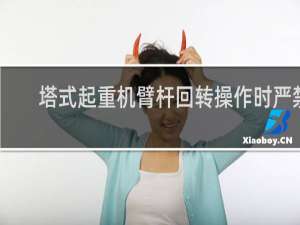 塔式起重机臂杆回转操作时严禁