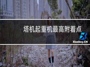 塔机起重机最高附着点