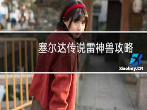 塞尔达传说雷神兽攻略