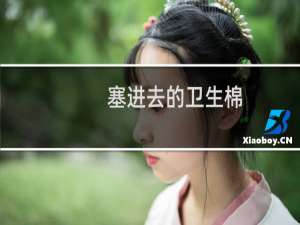 塞进去的卫生棉