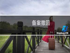 备案撤回：备案核验编号: