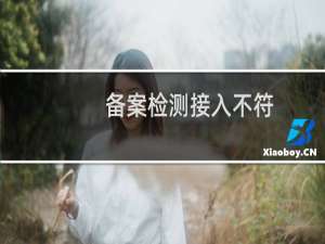 备案检测接入不符：非国内ip