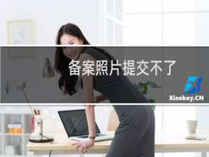 备案照片提交不了，请帮忙提交一下