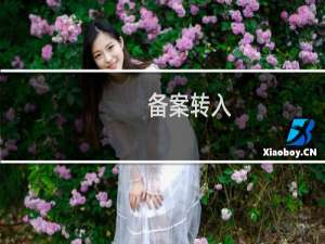 备案转入，附件材料的问题