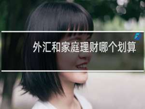 外汇和家庭理财哪个划算