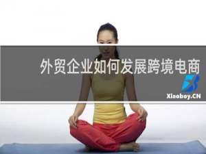 外贸企业如何发展跨境电商