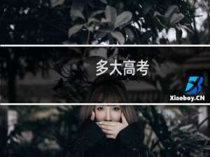 多大高考