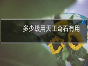 多少级用天工奇石有用