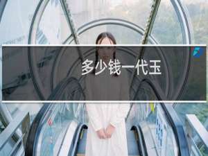 多少钱一代玉