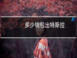 多少钱包出特斯拉