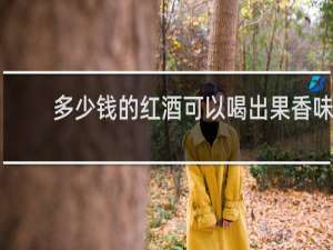 多少钱的红酒可以喝出果香味