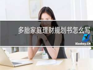 多胎家庭理财规划书怎么写