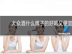大众酒什么牌子的好喝又便宜