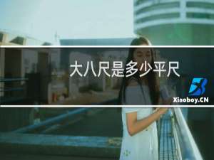 大八尺是多少平尺