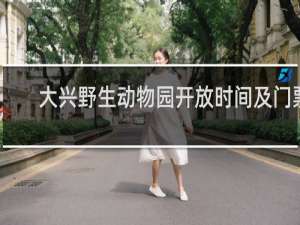 大兴野生动物园开放时间及门票